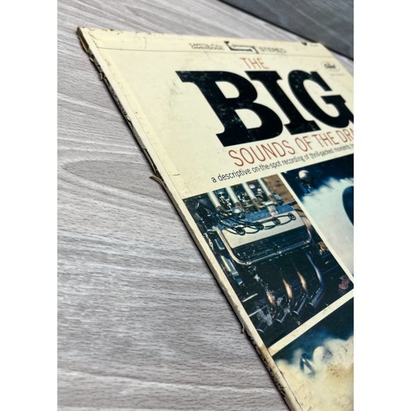 The Big Sounds of Drags LP Capitol ST 2001 Racing Sound Effects Vinyl Record - Picture 7 of 8
